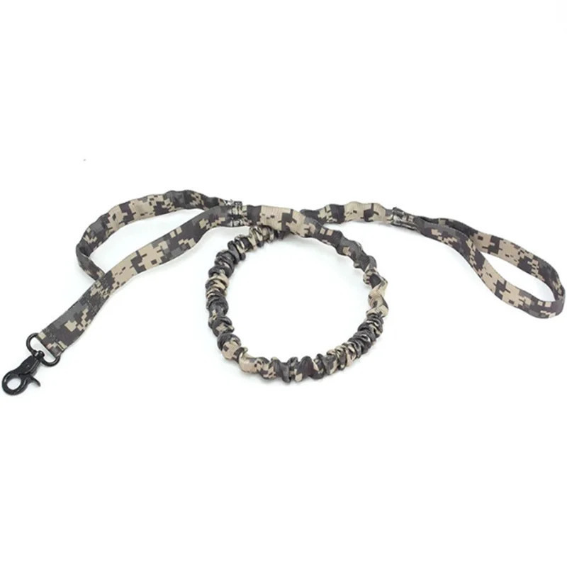 Army Tactical Dog Leash Nylon Bungee Leashes Pet Military Lead Belt Training Running Leash For Medium Large Dogs German Shepherd