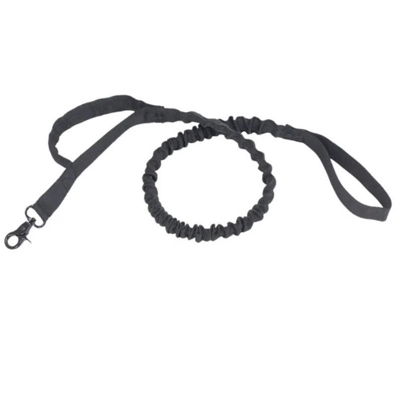 Army Tactical Dog Leash Nylon Bungee Leashes Pet Military Lead Belt Training Running Leash For Medium Large Dogs German Shepherd
