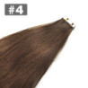 Tape in Hair Extensions Human Hair Natural Black Tape Ins for Women Human Hair Extensions Tape in Straight Seamless Skin