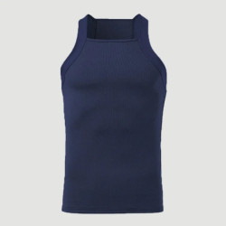 2023 Men Fashion Tank Tops Solid Color O-neck Sleeveless Skinny Gym Streetwear Casual Vests Party Men Luxury Clothing