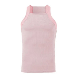 2023 Men Fashion Tank Tops Solid Color O-neck Sleeveless Skinny Gym Streetwear Casual Vests Party Men Luxury Clothing