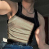 2023 Men Fashion Tank Tops Solid Color O-neck Sleeveless Skinny Gym Streetwear Casual Vests Party Men Luxury Clothing